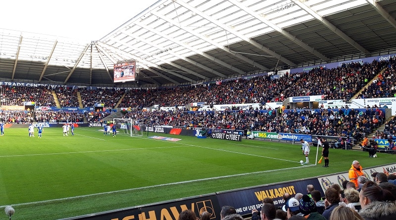 Cardiff 1-0 Swansea: Fans In The Stands (PICTURES)