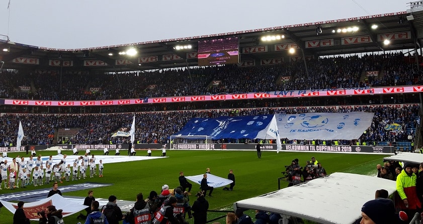 Cupfinalen 2019 FK Haugesund tifo