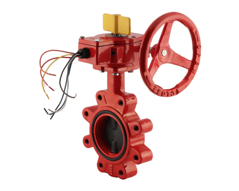 NSBU L LUG butterfly valve with supervisory switch FM approved Nordic Valves 1