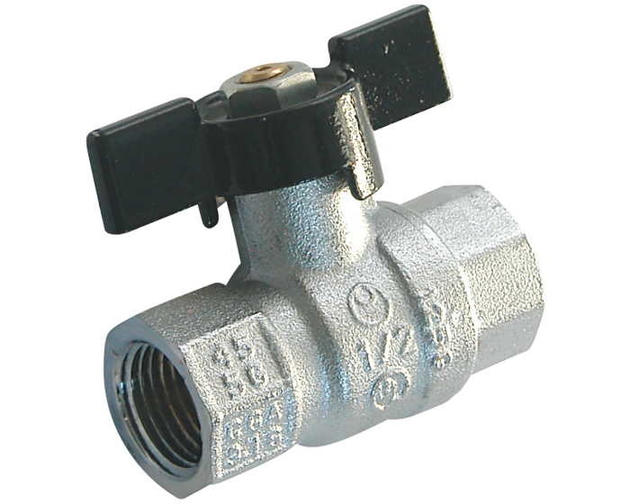 Nordic Valves Ball valves Brass - Cast iron - PVC 521 - Brass ball valve industry series female female NPT black handle