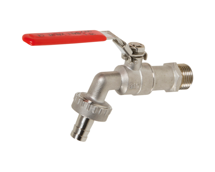 Nordic Valves Ball valves Brass - Cast iron - PVC 795 - Padlockable stainless steel ball tap