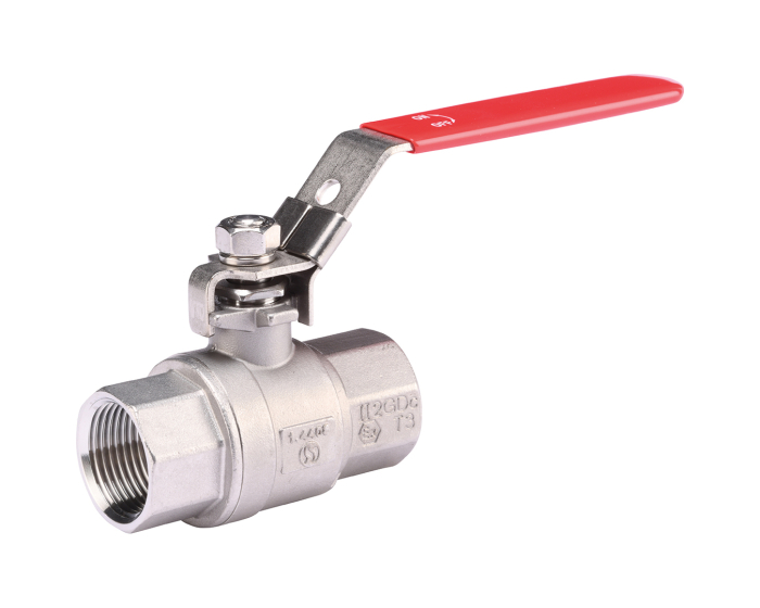 Nordic Valves Ball valves Steel - Stainless steel 706 - Ball valve 2 pieces stainless steel female BSP DIN 3202 M3