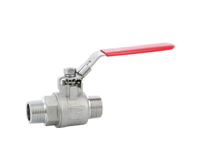 Nordic Valves Ball valves Steel - Stainless steel 709 - Ball valve 2 pieces male male BSP reduced port