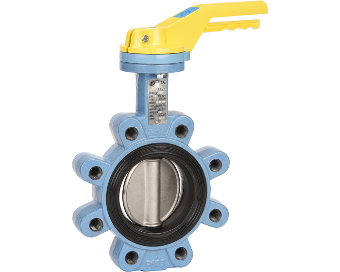 Nordic Valves Butterfly valves 1181 - Lug Excellence NF cast iron/nitrile butterfly valve stainless steel or cast iron butterfly valve