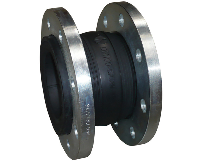 Nordic Valves Compensating sleeves 1501 - EPDM elastomer compensator sleeve with steel flanges PN10/16