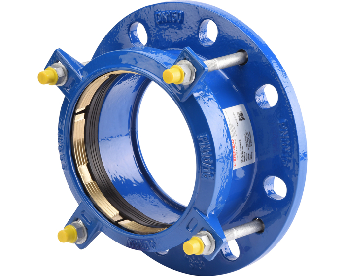Nordic Valves Couplings and flange adapters Water 2503 - Locking flange adapter for PVC/PE ACS pipes