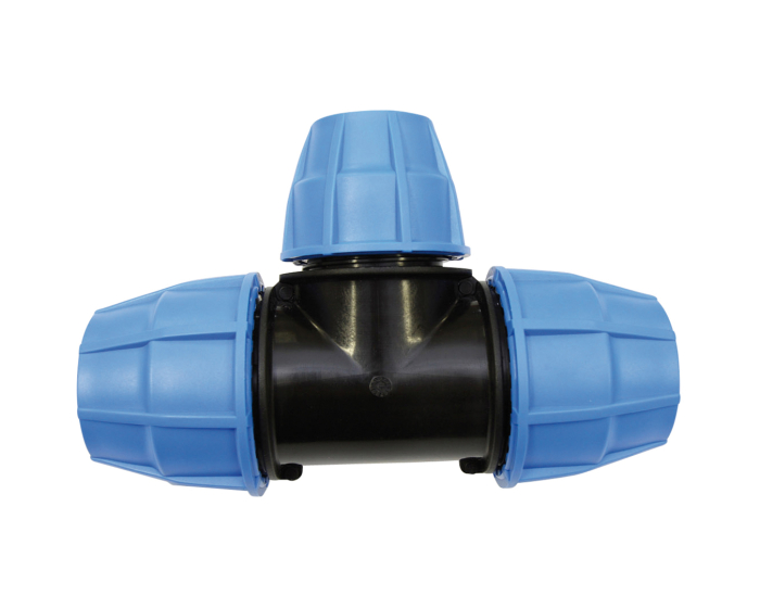 Nordic Valves Fittings 1007 - High density polypropylene fitting with external T-tightening