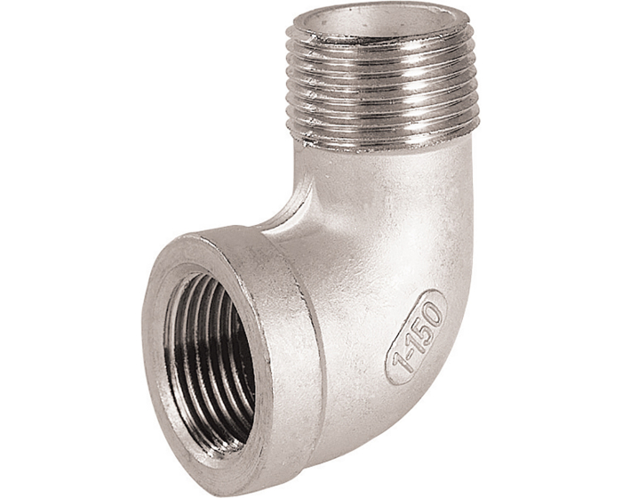Nordic Valves Fittings 2010 - Stainless steel fitting elbow 90° male female class150