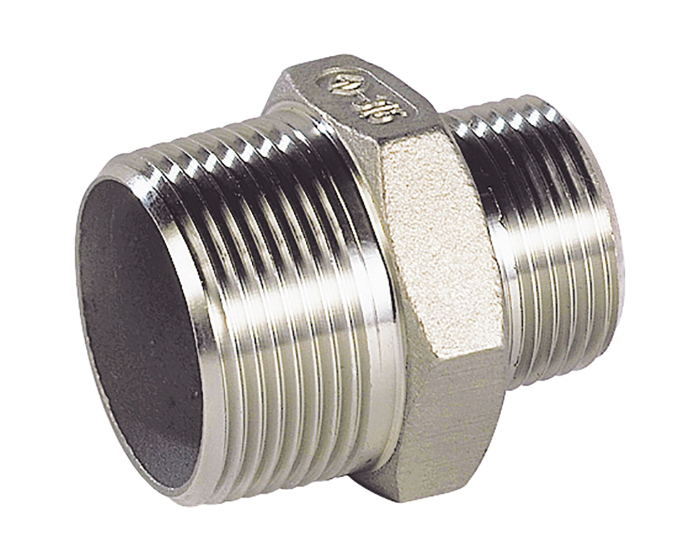 Nordic Valves Fittings 2032 - Male to male double reduction stainless steel fitting class150