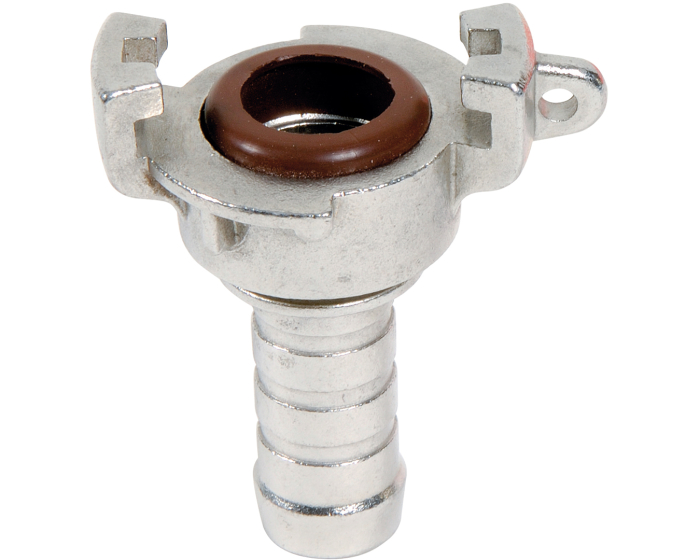 Nordic Valves Fittings 2290 - Stainless steel express fitting with fluted FKM seal