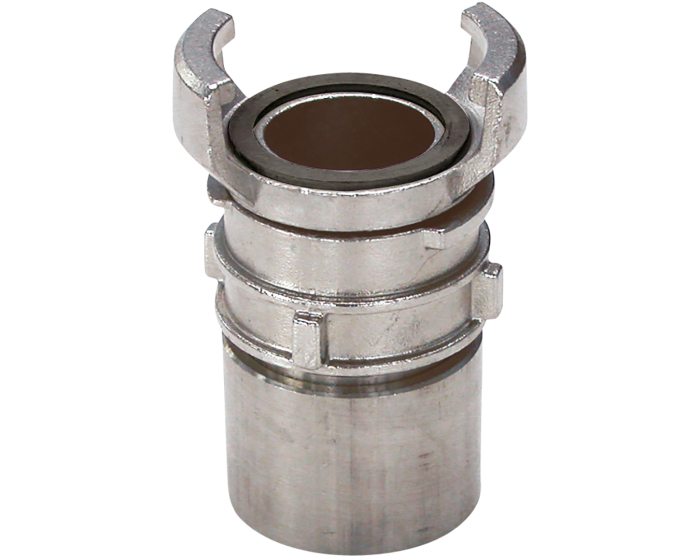 Nordic Valves Fittings 2424 - Symmetrical female stainless steel coupling with lock