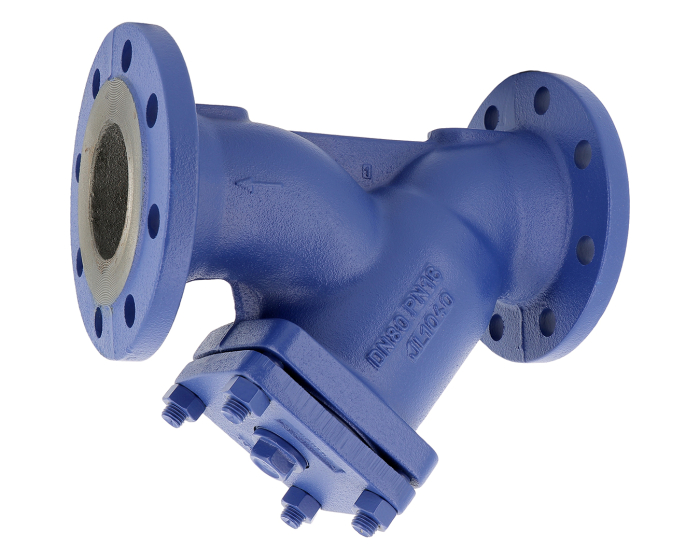 Nordic Valves Non-return valves - Filters - Strainers 236 - Y strainer with cast iron flanged screen for high temperature