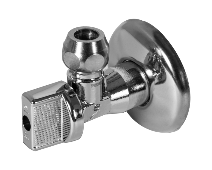 Nordic Valves Sanitary range 640 - Angled brass faucet sanitary range for copper tube washbasin