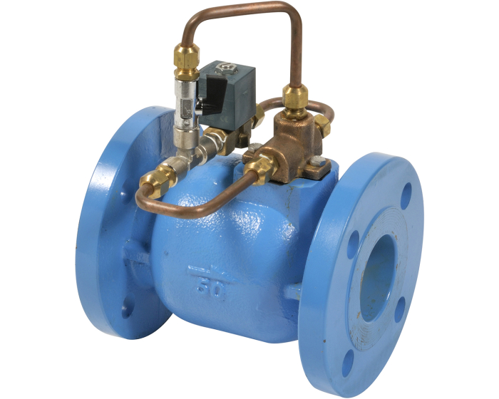 EVB 82 Gray cast iron high flow solenoid valve with flanges Nordic Valves