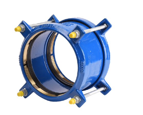 grip coupling for pvc and pe pipes