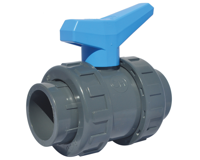 Nordic Valves Ball valves Brass - Cast iron - PVC 583 - PVC-U ball valve Building series to be glued