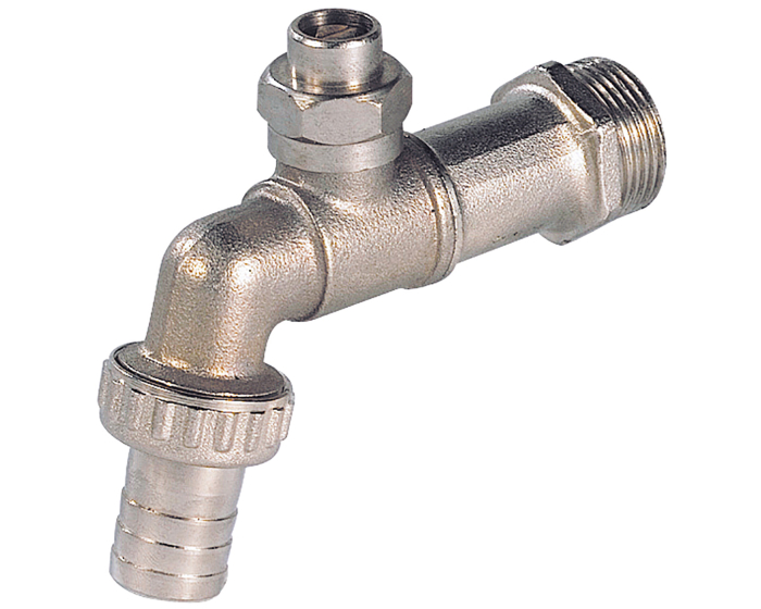Nordic Valves Ball valves Brass - Cast iron - PVC 680 - Nickel-plated brass draw-off tap with inlet concealed head