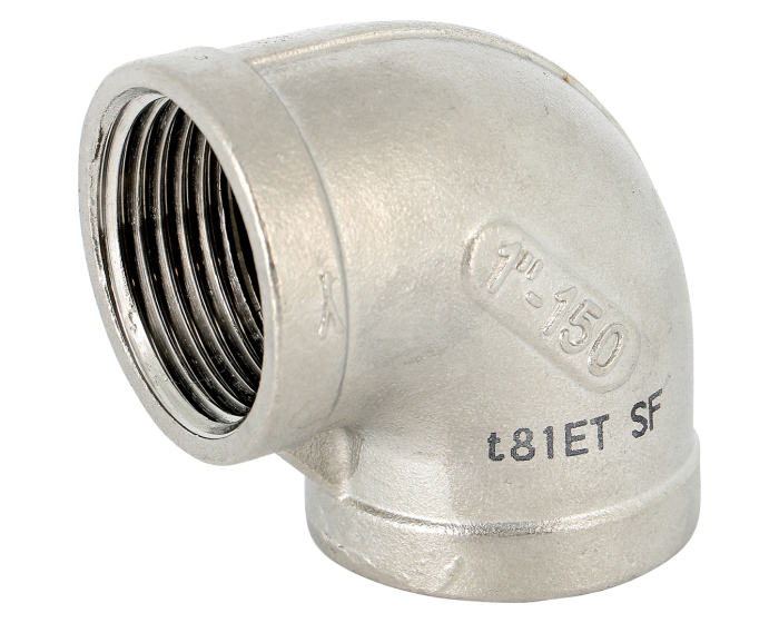 Nordic Valves Fittings 2001 - Stainless steel fitting 90° elbow female female class150