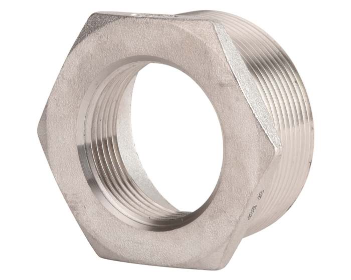 Nordic Valves Fittings 2078 - Initiale range stainless steel coupling double reduction male female