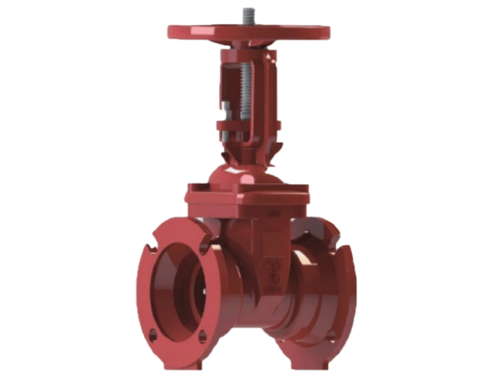 NSG OSY JJ Mechanical Joint OSY fire protection type gate valve FM approved Nordic Valves