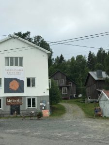 Nordingrå Konstbys fasad och galleri