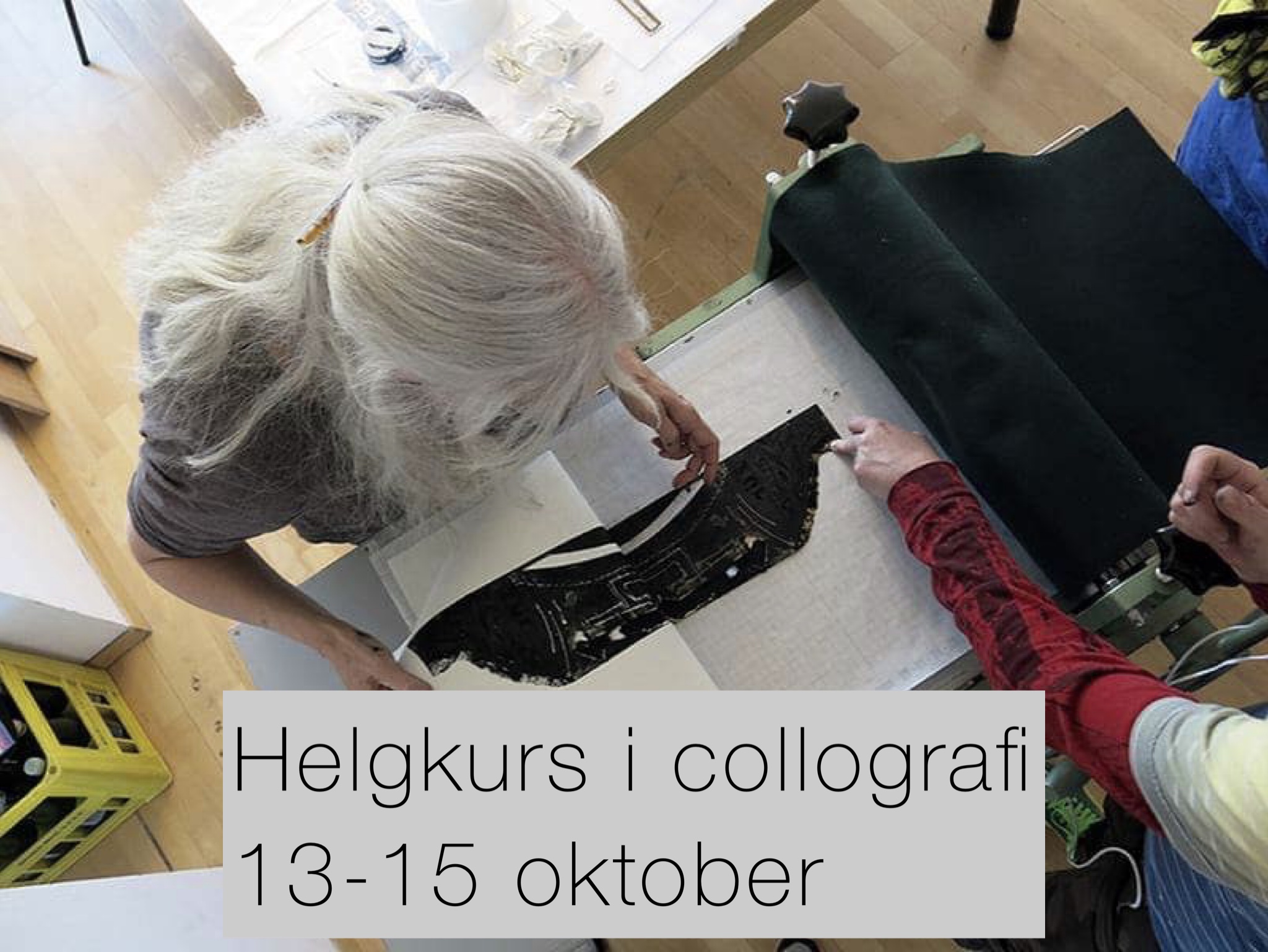 Collografikurs i Nordingra Konstby