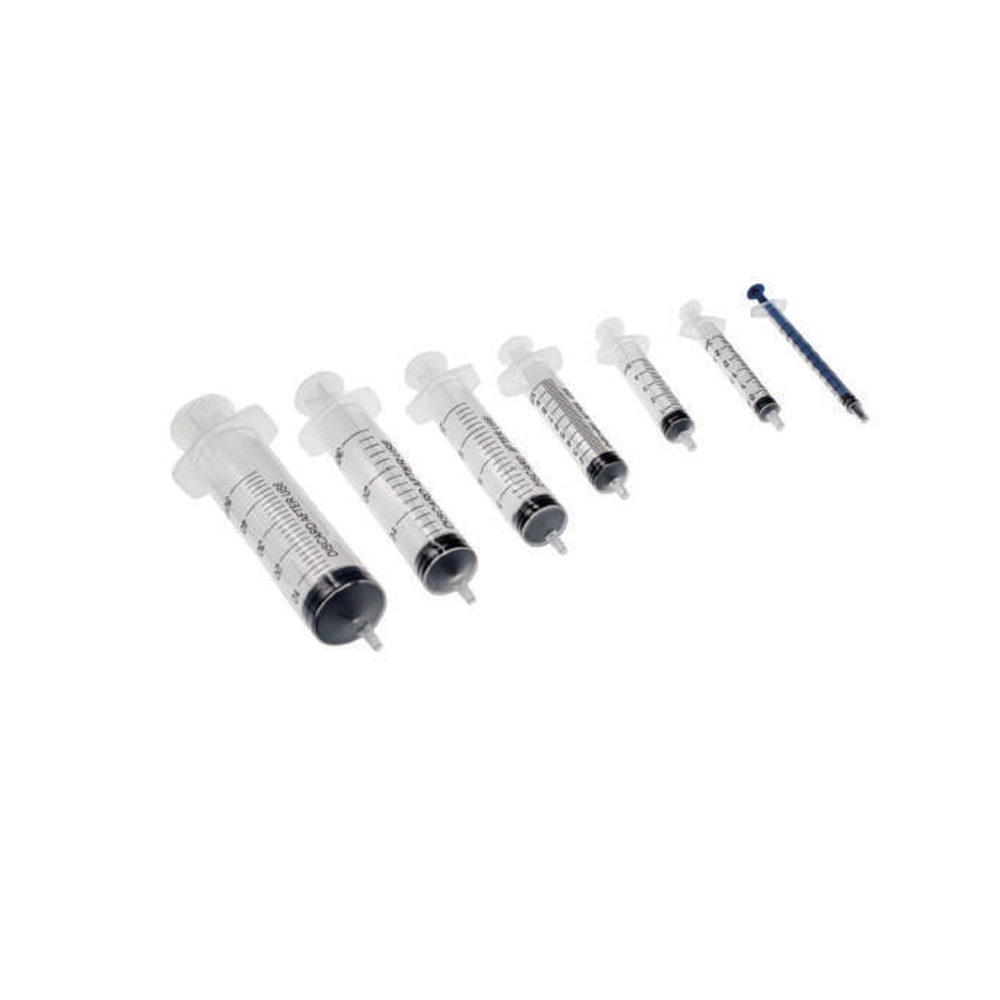 3-Parts disposable syringe with Luer lip