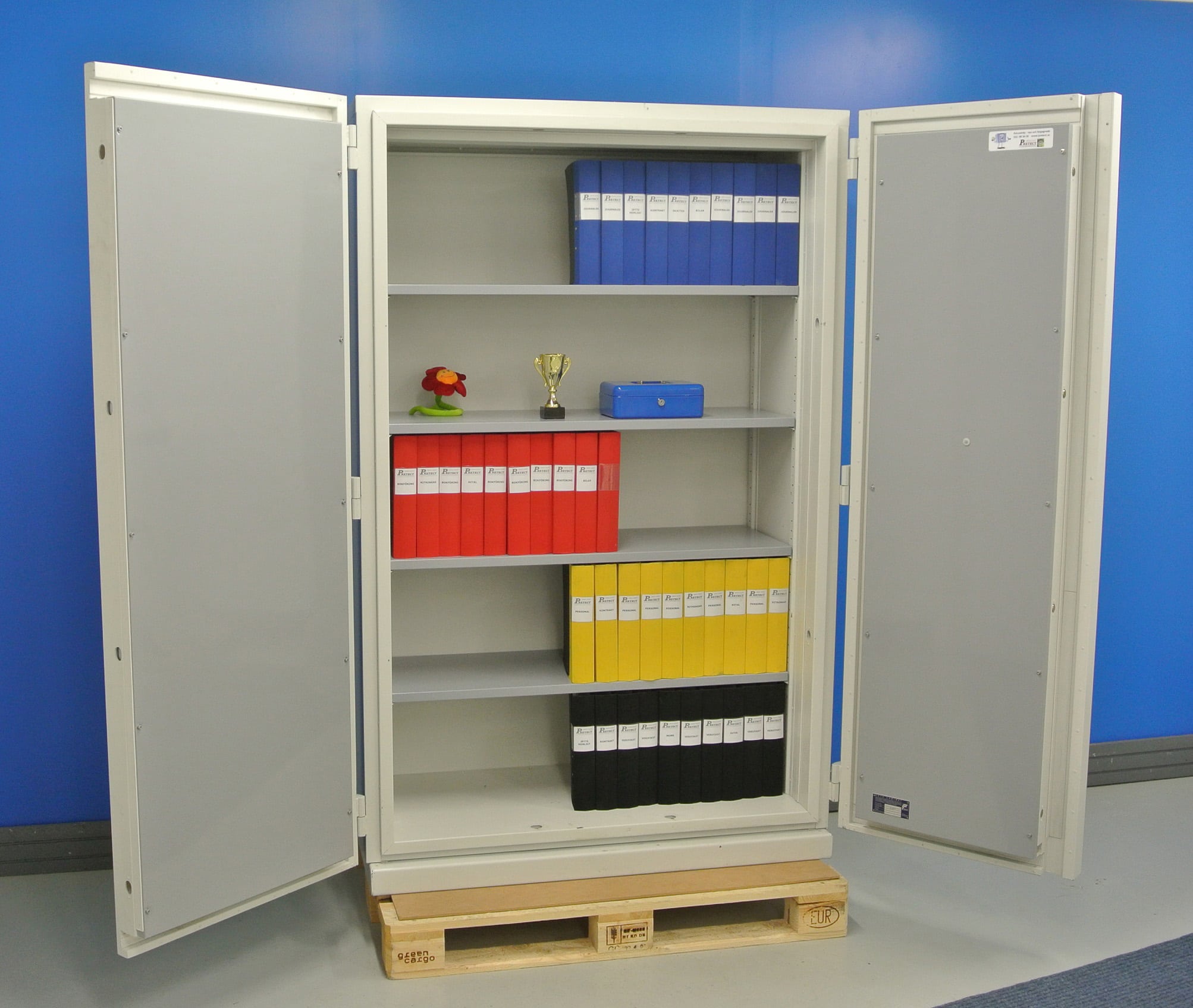 Begagnat Dokumentskåp Rosengren Sargasso – Fint skick – Brandklass 120P – Skåp1