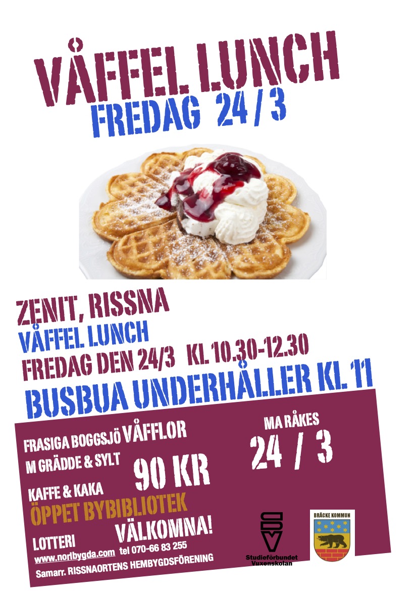 Våffellunch med Busbuabarnen