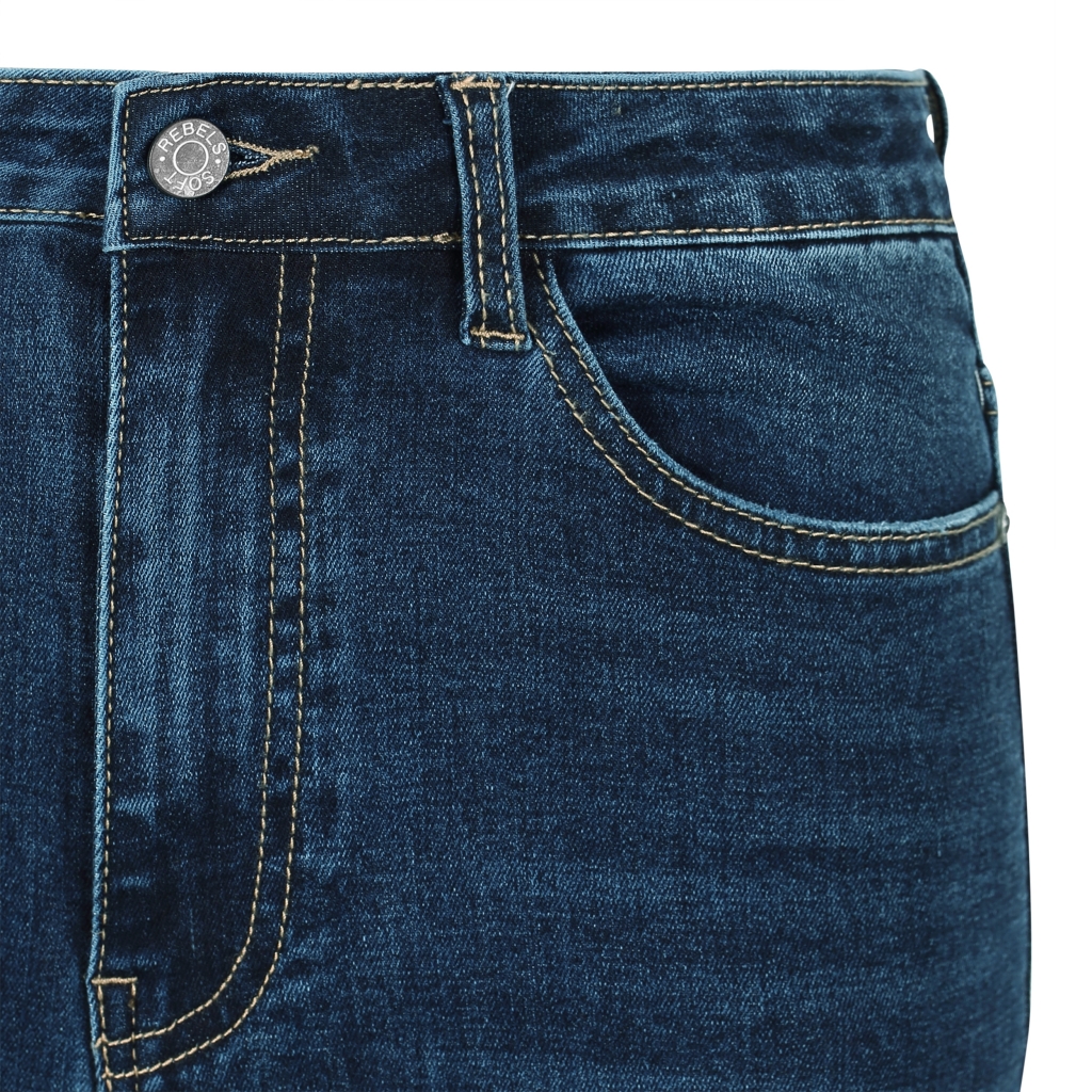 Soft Rebels SR221-805 Highwaist Slim Jeans Blue Organic Cotton