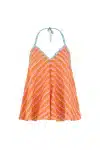WEIZ Copenhagen Top Rhonda Top Orange Stripes