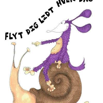 Chimi Changa-kort-Plakat-Flyt Dig