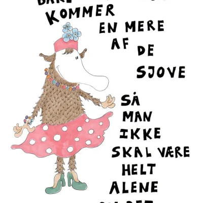 Chimi Changa- Kort-Plakat-En af de sjove
