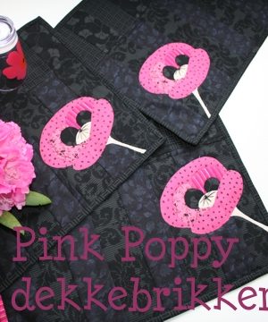 Pink poppy dekkebrikker, applikasjonsm?nster
