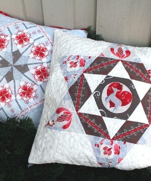 Christmas Cushions, engelsk m?nster