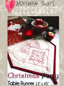 Christmas Party Table Runner, Pattern