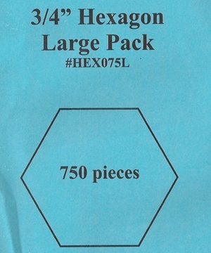 3/4" Hexagon Large Pack Papirmaler 750stk