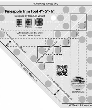 Pineapple Trim Tool Mini linjal, Creative Grids