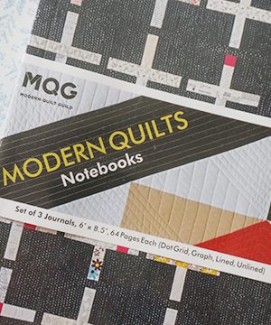 Modern Quilt Notatb?ker, 3 stk i pakken