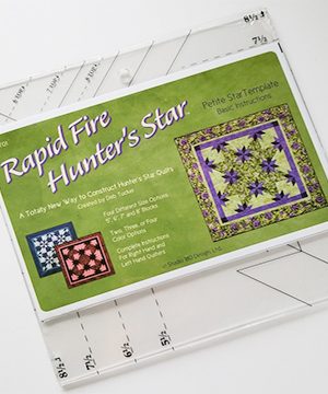 Rapid Fire Hunters Star, linjal for blokk 5-8inch