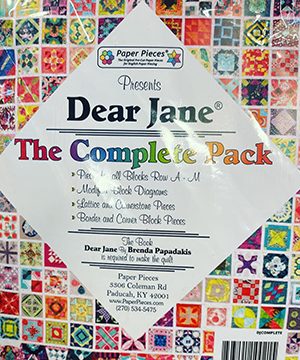 Dear Jane, komplett papirmaler