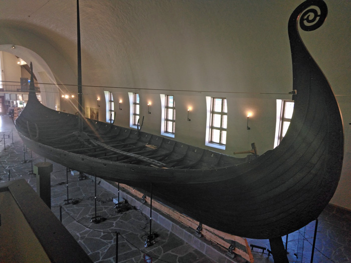 Osebergskipet bygget år 820 begravet 834