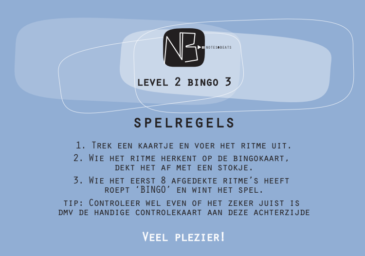 Bingo level 2.3 spelregels