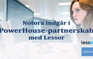 Lessor og Notora powerhouse partnerskab