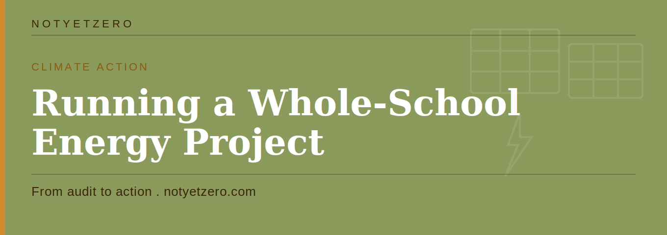 Running a Whole-School Energy Project