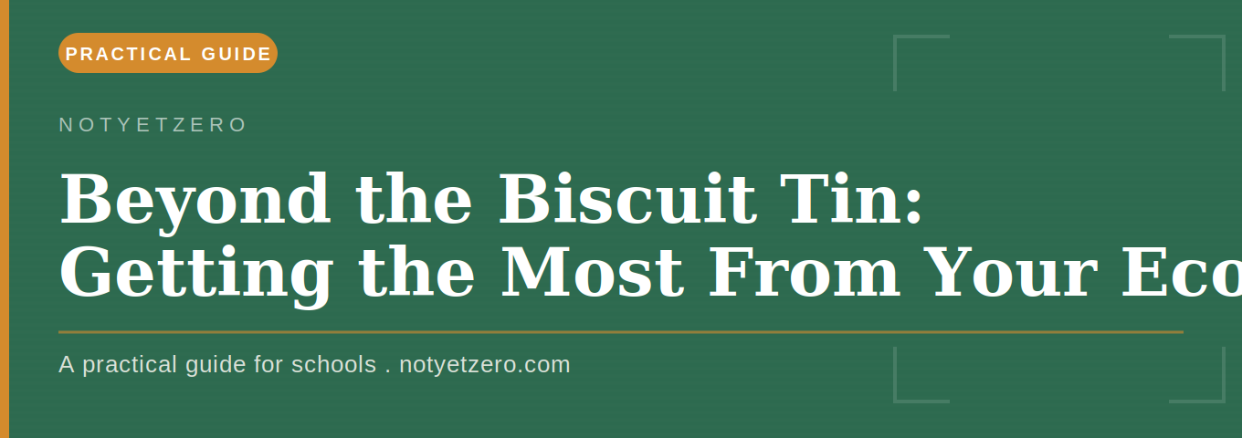 Beyond the Biscuit Tin: How to Get the Most From Your School Eco Group