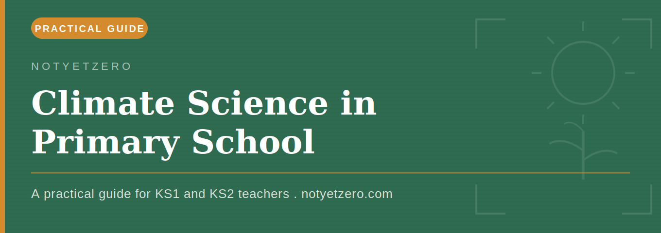 Climate Science in Primary School: A Practical Guide for KS1 and KS2 Teachers