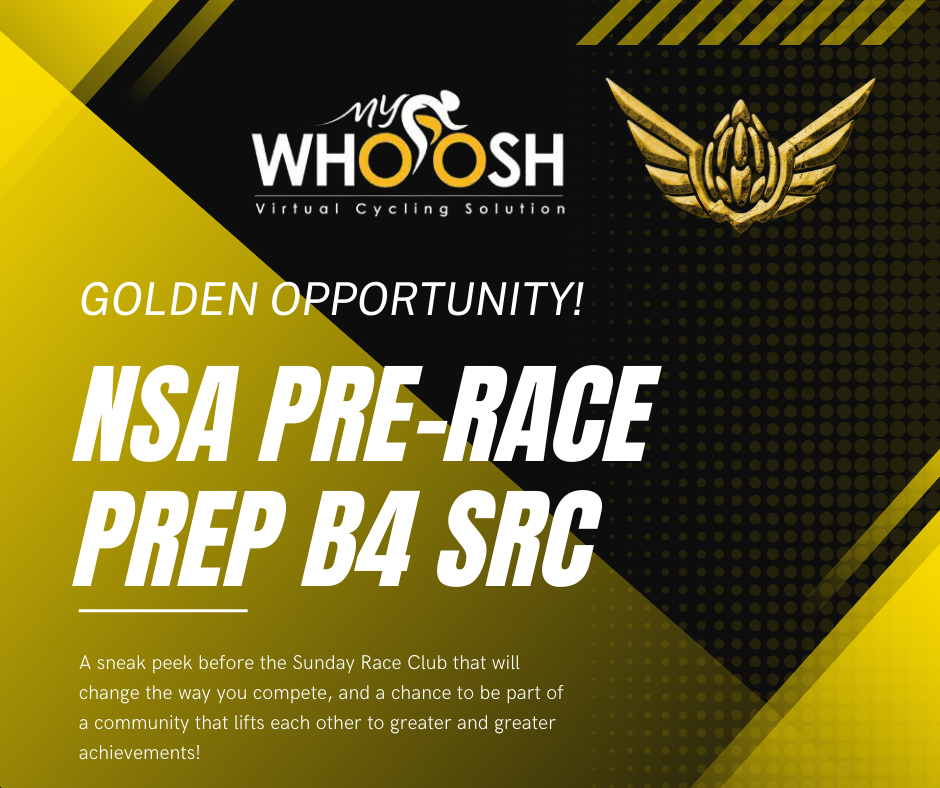 NSA & Mywhoosh Present Pre-Race Prep Before SRC!