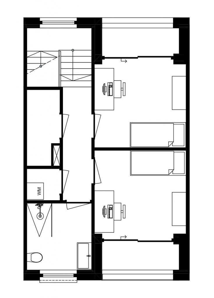 Architect Den Haag kavelwoning ontwerp 03