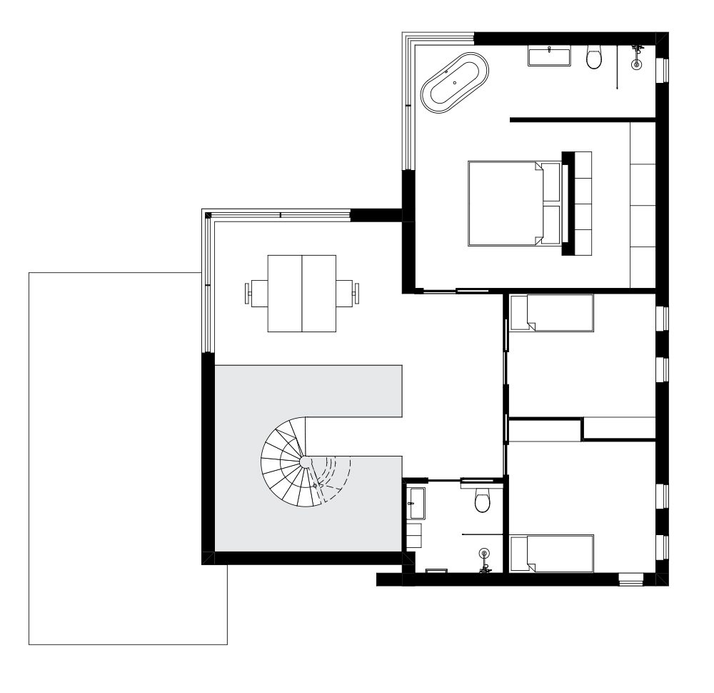 nieuwbouw architect villa den haag beton plattegrond